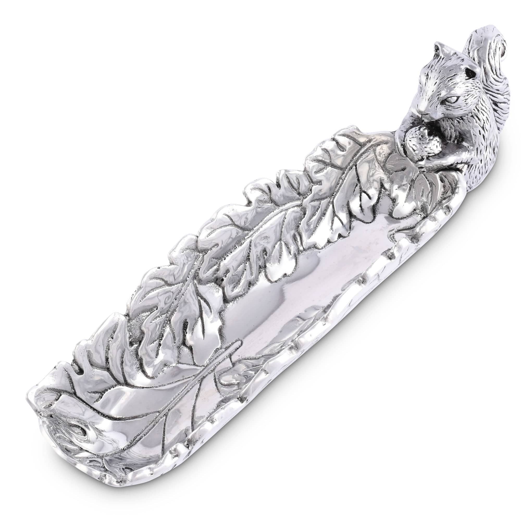 Arthur Court – wholesale Serving tray – Squirrel Cracker Tray1