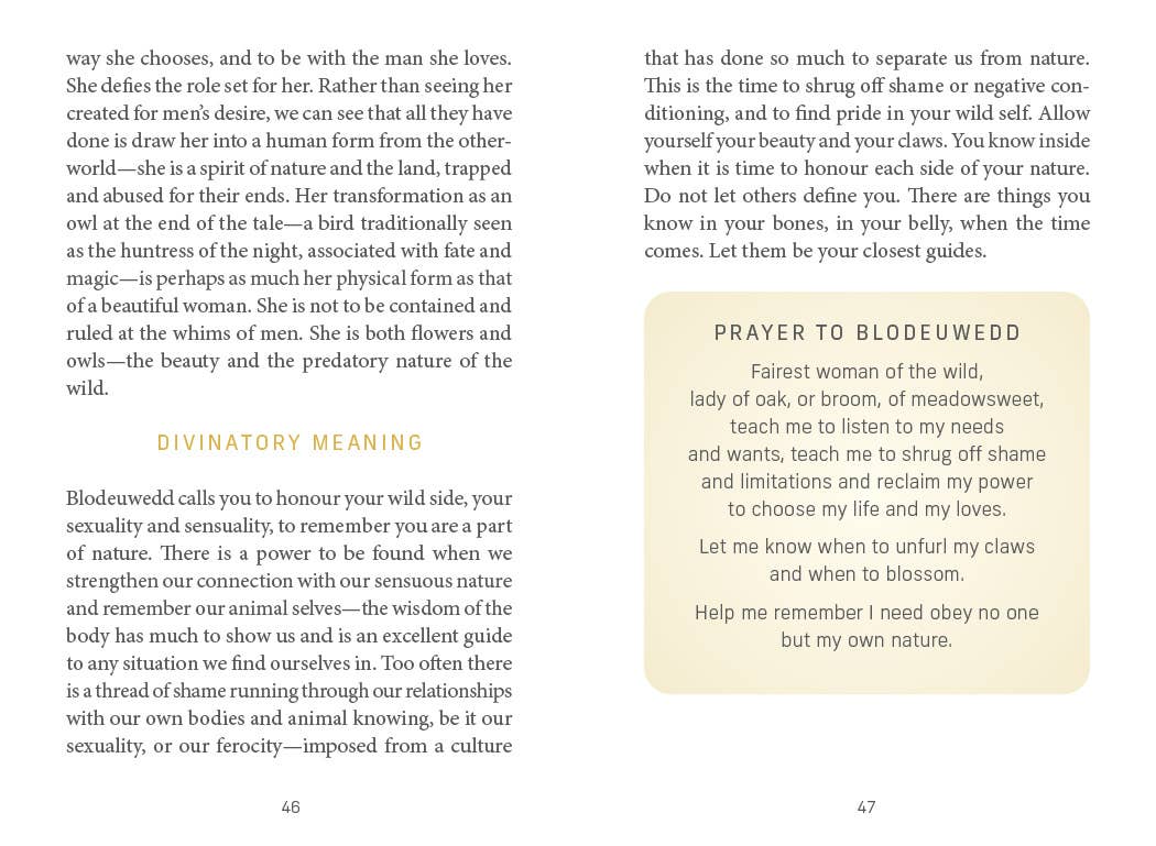 REDFeather - Vente Corps, esprit et âme - Oracle des déesses, sorcières et reines celtiques6