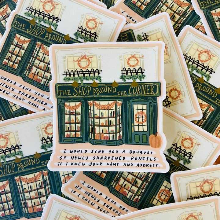 Fall Shop Around the Corner Sticker  and other Purchase Wholesale zassy's fall market. Free Returns & Net 60 Terms on Faire trending on Faire.