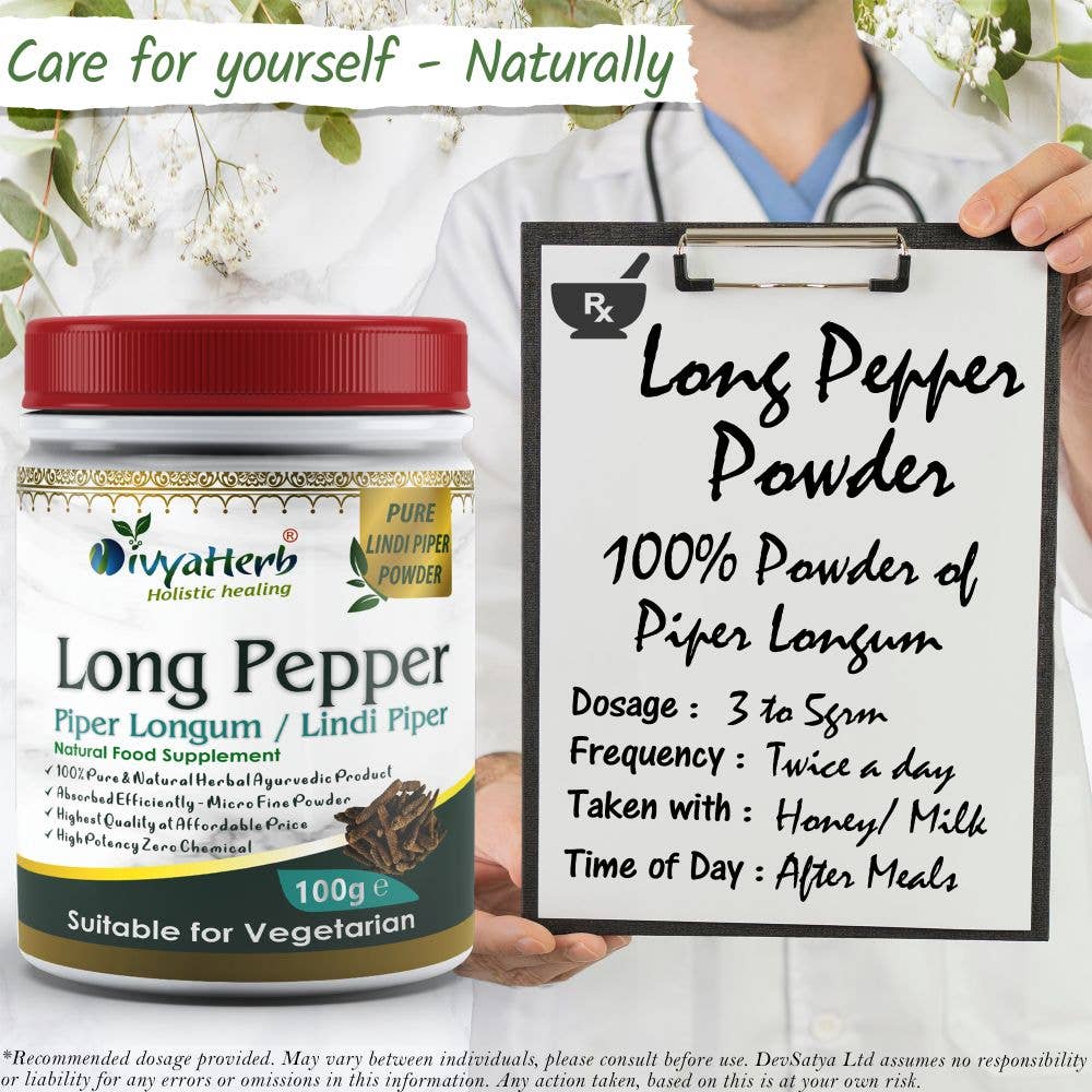 DevSatya Ltd Aushadh, Ayushya, Divyaherb - Wholesale Proteïne/superfoodpoeder - Piper Longum poeder6