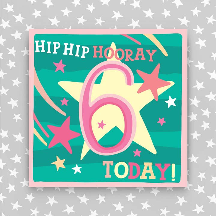 Carte d'anniversaire pour fille de 6 ans (HH33) pour la vente par Molly Mae Ltd