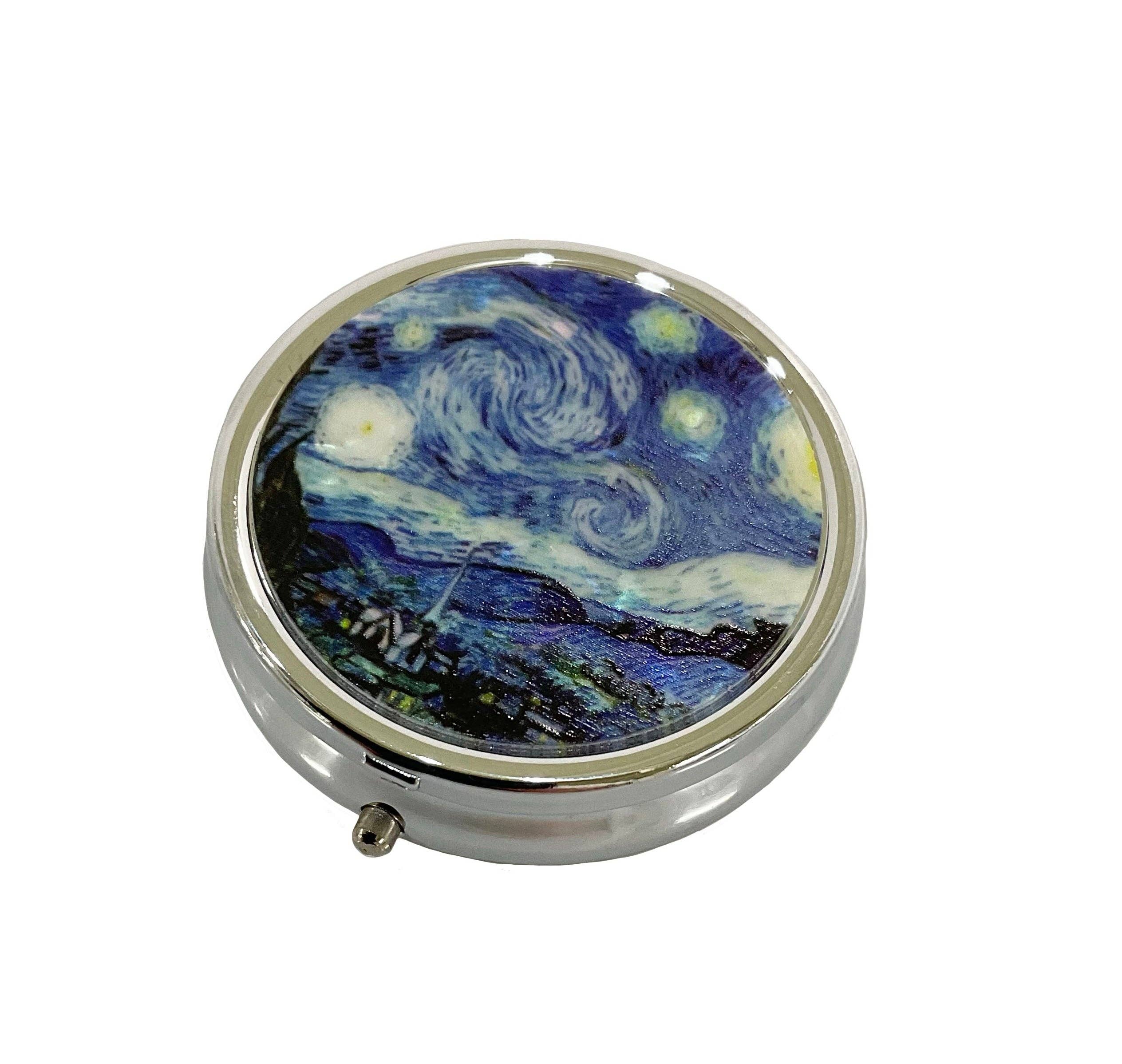 Astoria Gift Corporation - Wholesale Pill Organizer - Artist Pill Box Starry Night #89-6909SN