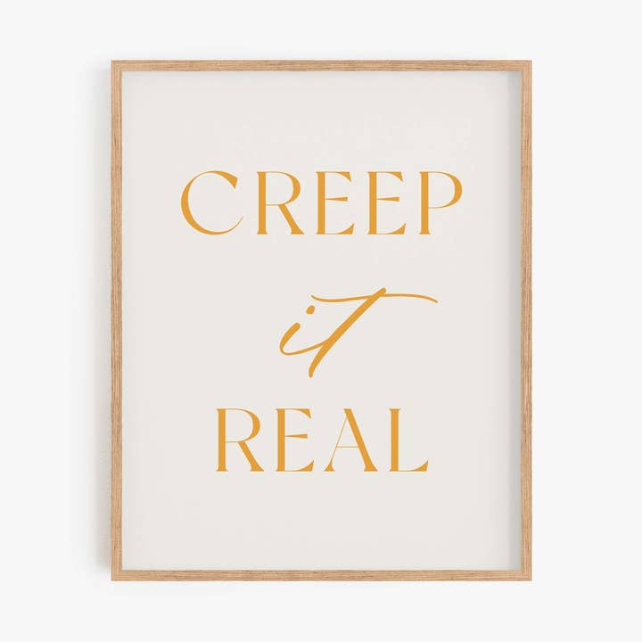 Creep it Real Halloween Art Print for wholesale by Blú Rose