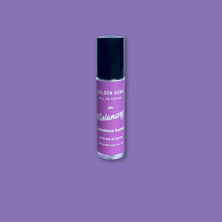 Golden Gems - Wholesale Roll-On Fragrance - The Visionary - Luscious Lotus Roll On Perfume