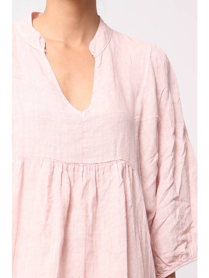 LÉA & LUC - Wholesale Dress - Women's - 100% linen dress REF. 1109