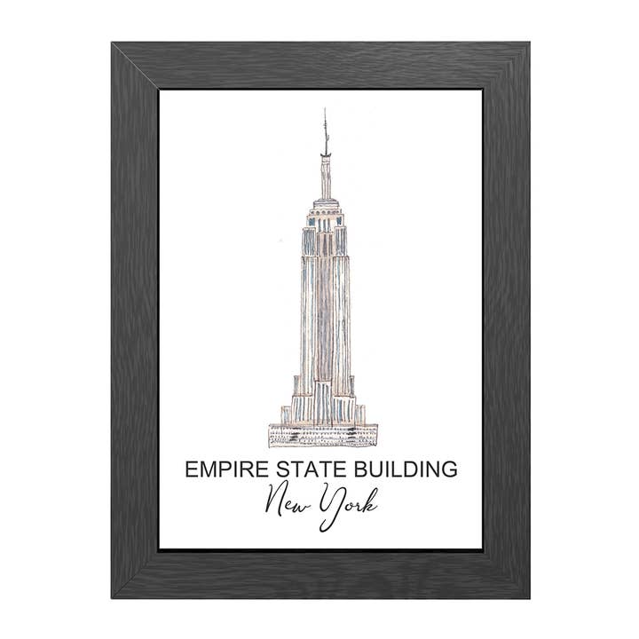 Quadro A4 Empire State NY por atacado de JOYIN