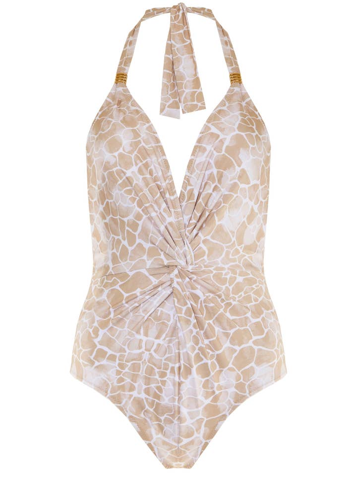 TAHITI TWIST-BADPAK MET ZANDSTEENTJES voor wholesale door Sophia Alexia