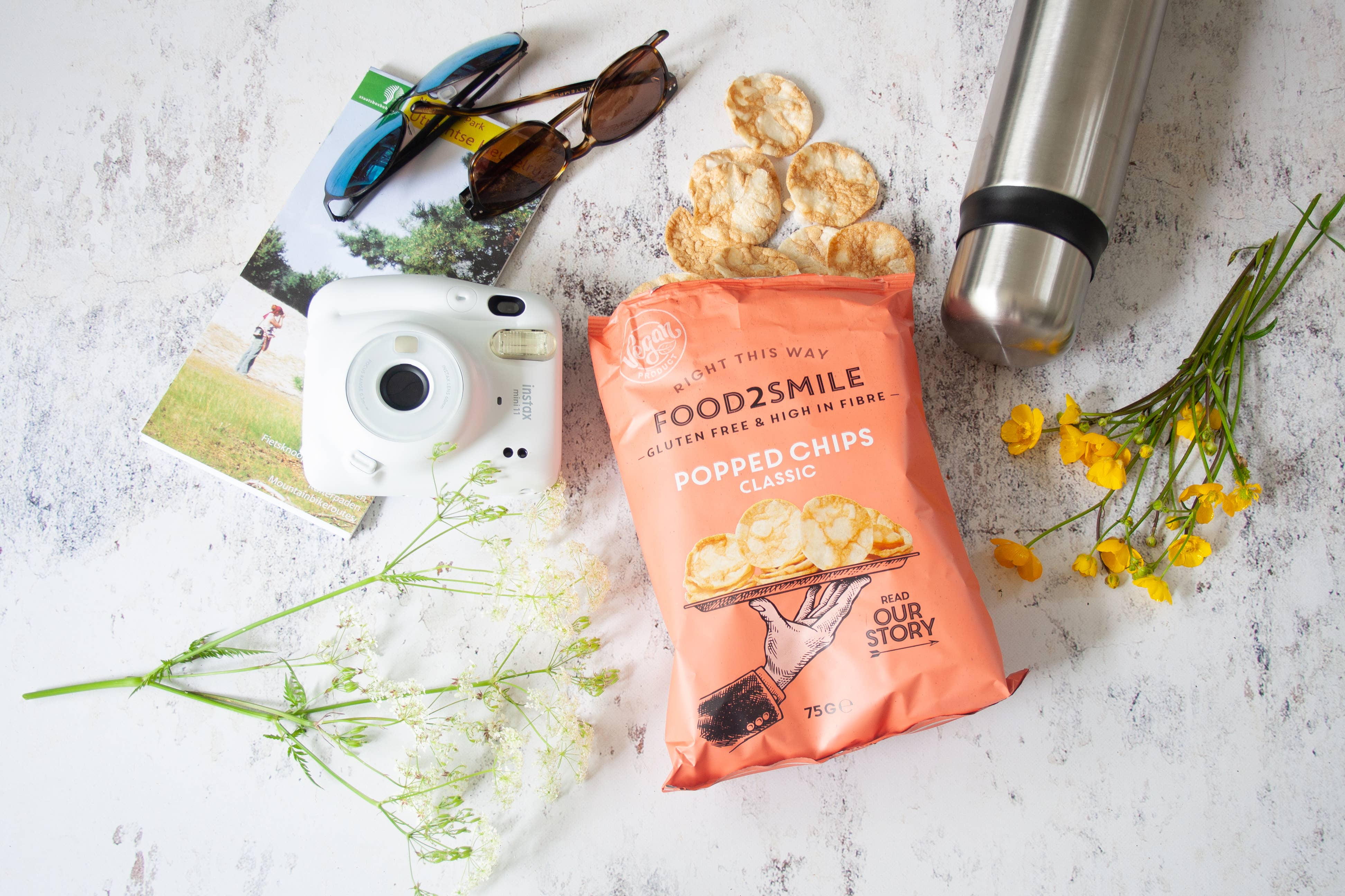 Food2Smile - Wholesale Chips - Protein chips natural | Popped Chips Classic 8x90 grams4