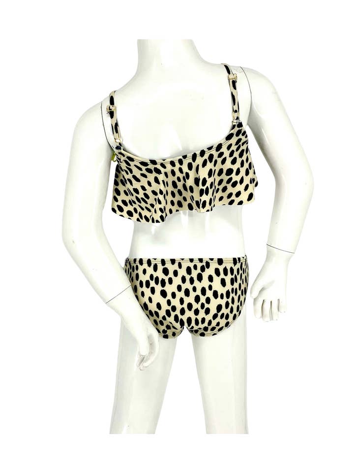 MARINA WEST SWIM - Wholesale Two Piece Swimsuit - Kids - Girls Flutter top moderate two piece bikini - Serval