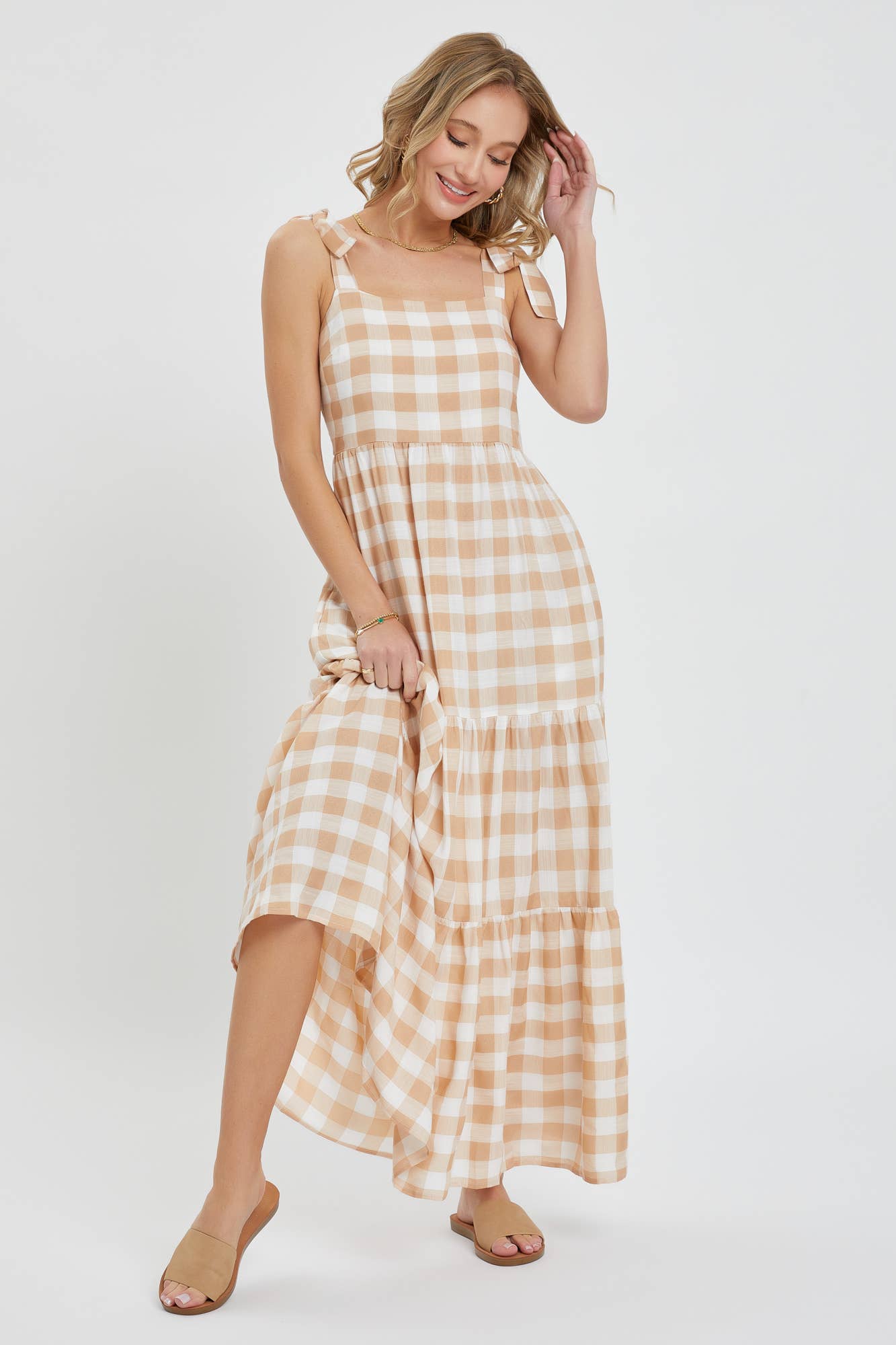 Sweet Lovely by Jen - Wholesale Dress - Women's - MAXI DRESS IN TIERED15