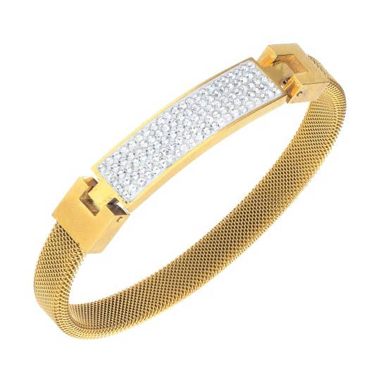 Urban Glimmers Steel Bracelet for wholesale by Las Joyas de Amanda