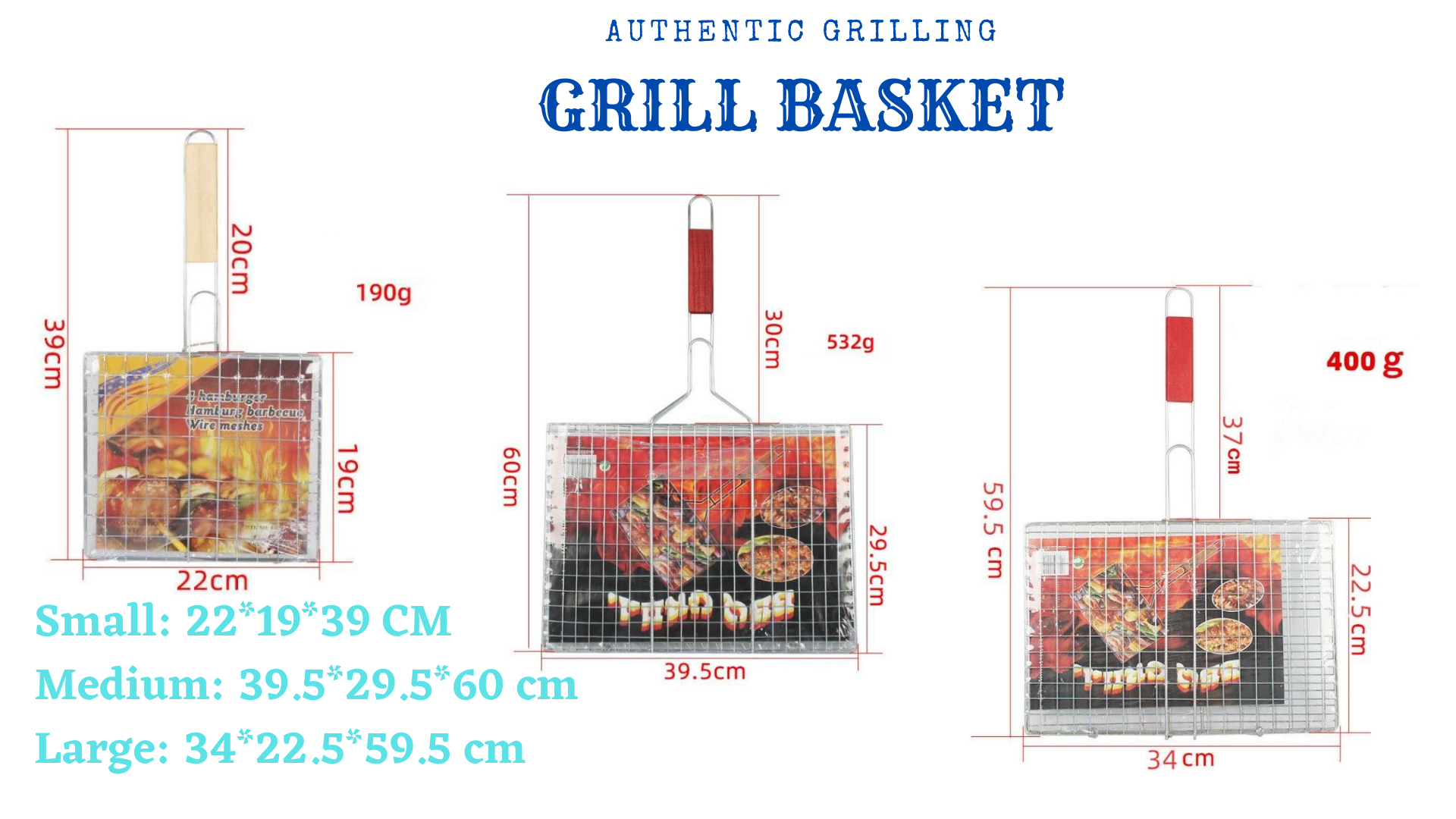 VIGOR – wholesale Outdoor grill tools – Grill Basket stainless Steel cook easily with great comfort3