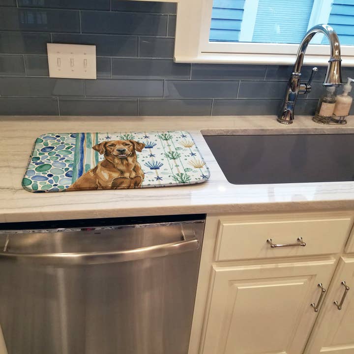 Chesapeake Bay Retriever Kystnær Havglas Opvaskemåtte for engroshandel hos Caroline's Treasures