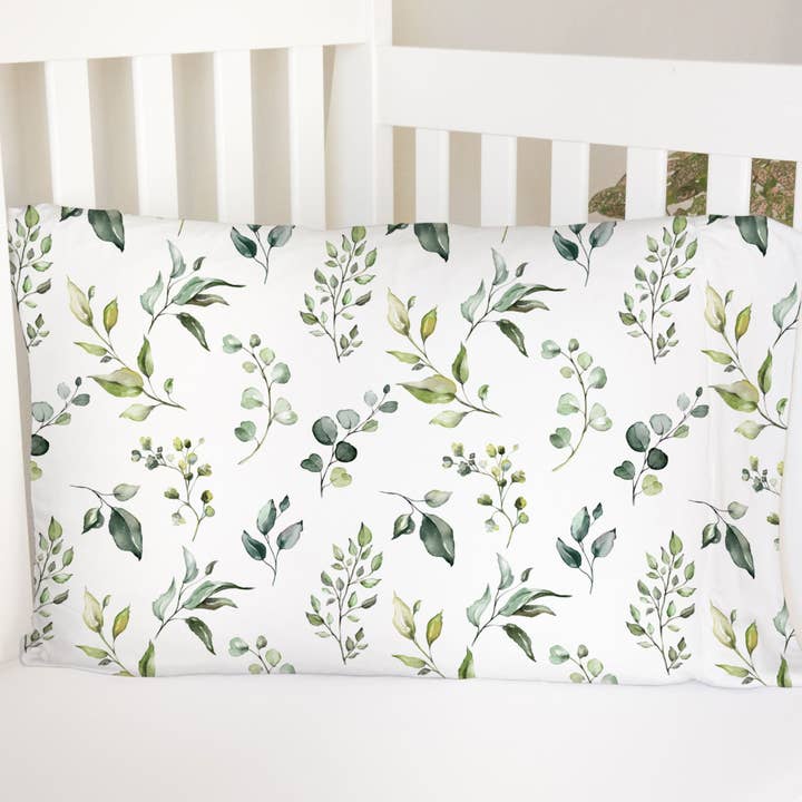 Pillowcase - Eucalyptus (2 sizes available) for wholesale by Honey Lemonade- Minky Baby Blankets and Gifts