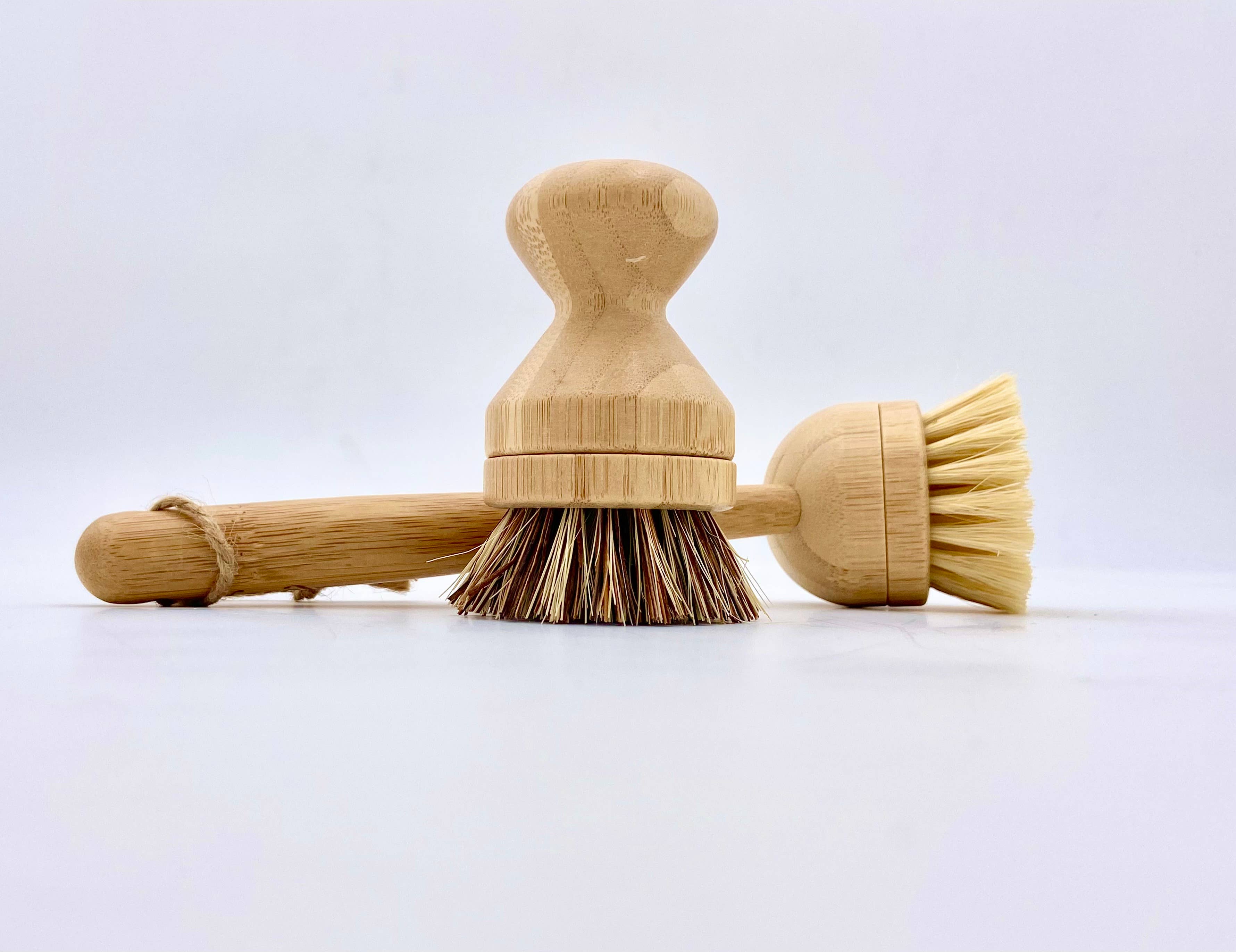 Zefiro - Wholesale Cleaning Brush - New Bamboo Long Handle Dish Brush4