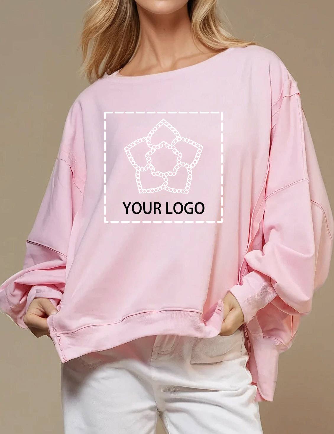 Sweetkama - Wholesale Sweatshirt - Women's - Sweatshirt/Hoodie Customized LOGO Service SKLOGO2