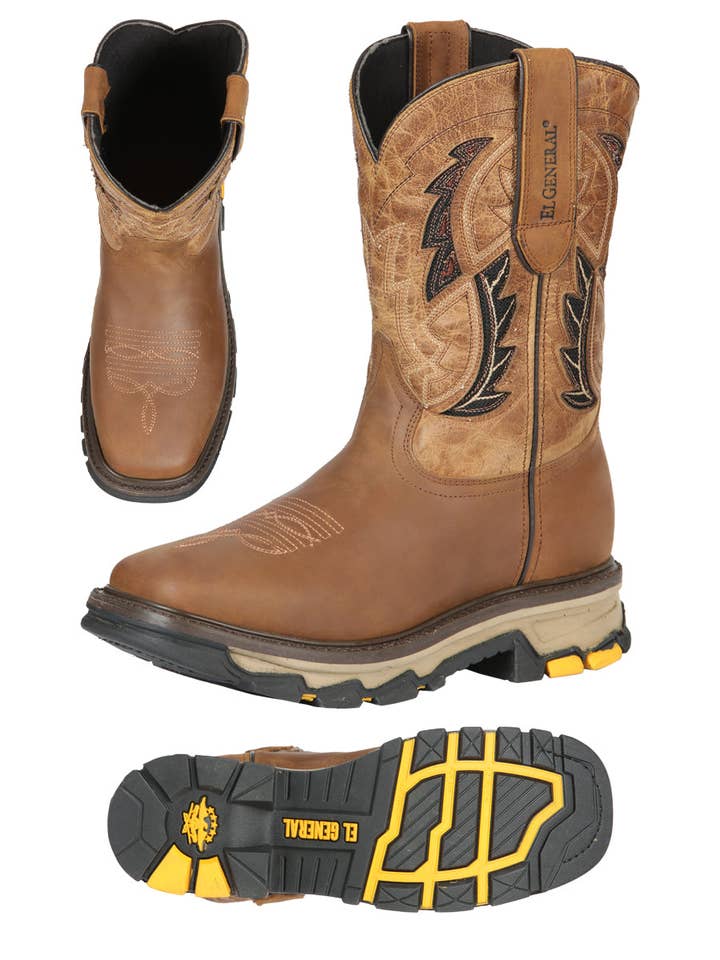 Rodeo Werklaars - Leren Honing voor wholesale door Conejo Western Wear