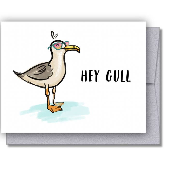 Hey Gull-kaart voor wholesale door Sketches By The Sea