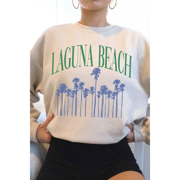 A. BLUSH CO - Wholesale Graphic Sweatshirt - Women's - LAGUNA BEACH Graphic Sweatshirt2