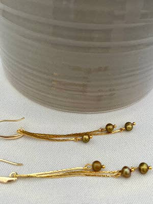 BRINCOS GRACE OCRE por atacado de CAPELLINA