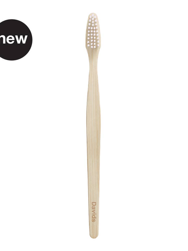 Davids premium bamboo toothbrush | adult soft | single for wholesale by Davids Natural Toothpaste