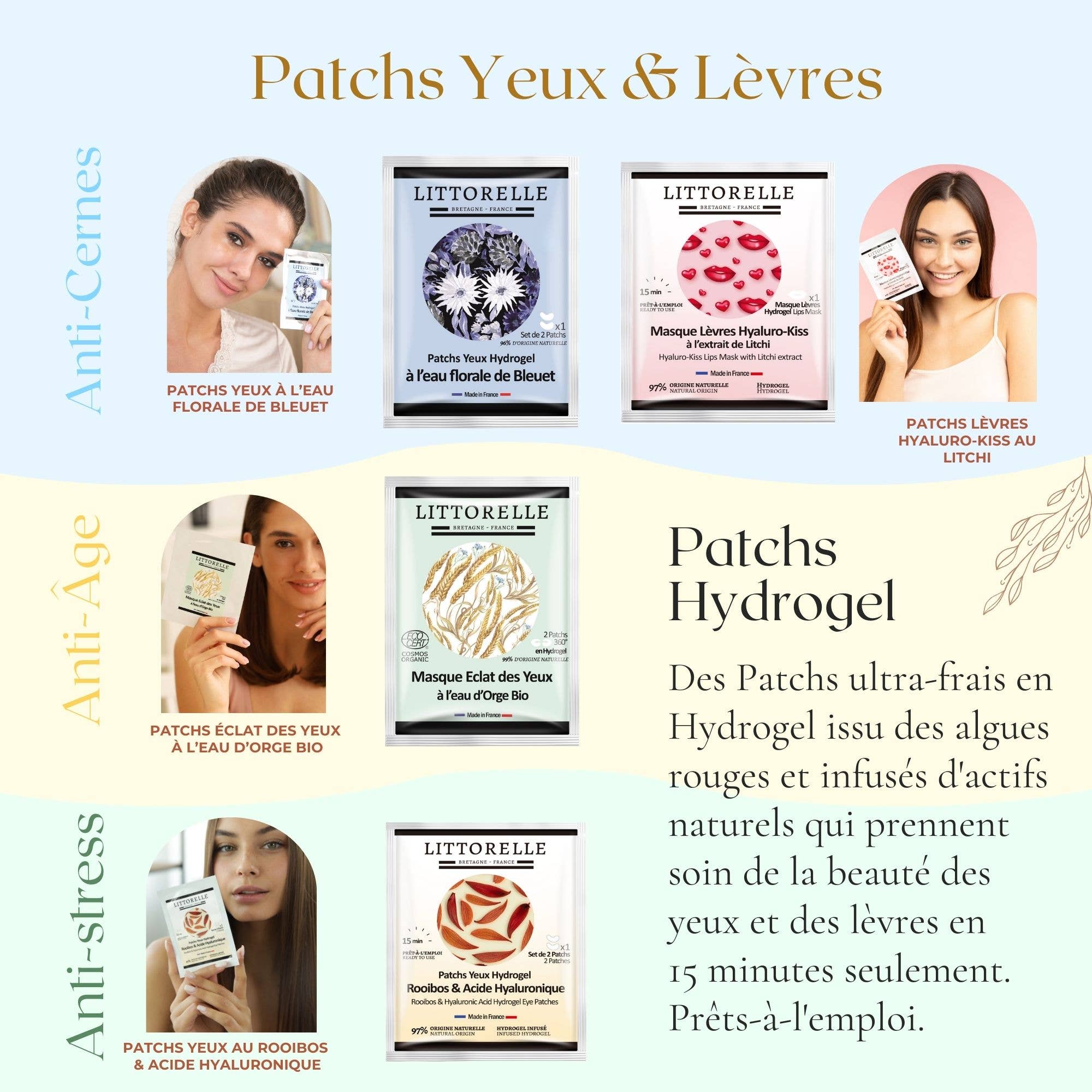 Littorelle - Wholesale Oogbehandelingsmasker - Hydrogel oogpatches met rooibos en hyaluronzuur9