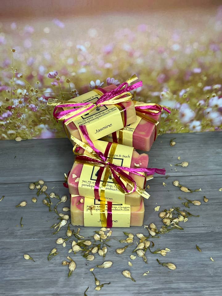 Jasmine Soap Bar for wholesale by Penelope's Soaps & Such