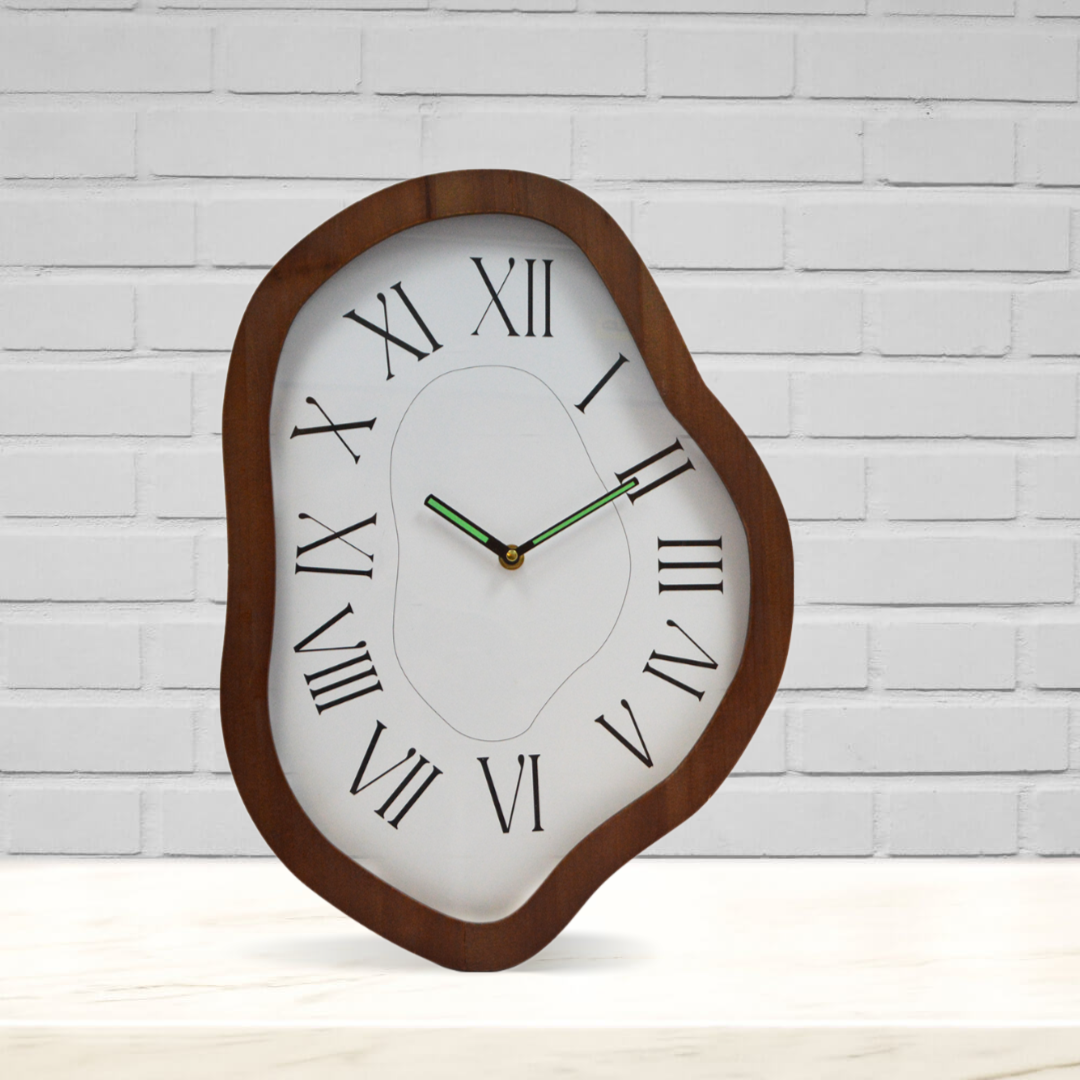 Concepts In Time - Wholesale Wall Clock - Concepts Natural Curve Clock – 12x17 Wood Wall Timepiece1