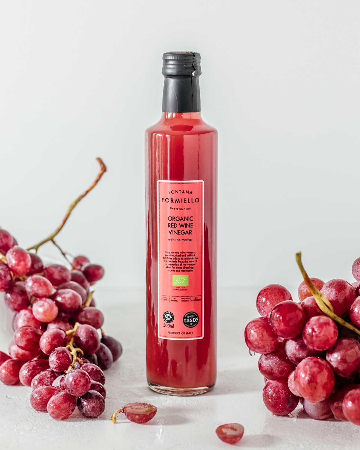 Gourmica – wholesale Vinegar – Fontana FORMIELLO Organic Red Wine Vinegar (500ml)1