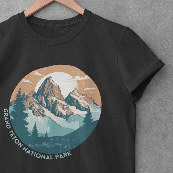 Grand Teton National Park Unisex T-shirt för wholesale av Wander Trails