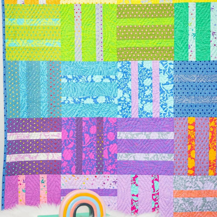 Quilty Love – wholesale Craft sewing kit – Cake Dash printed PAPER Quilt Pattern5