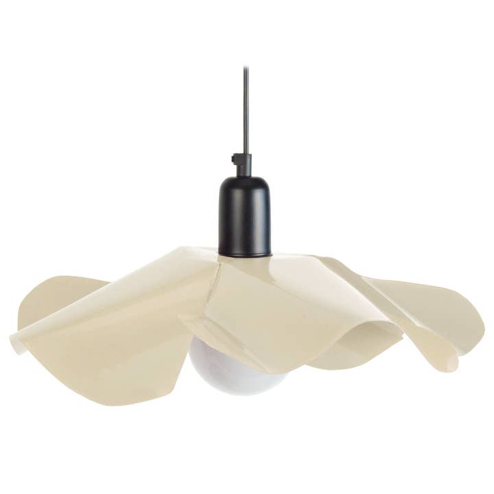 BLUME - Suspensión geométrica de metal color crema para venta al por mayor de Tosel Shop