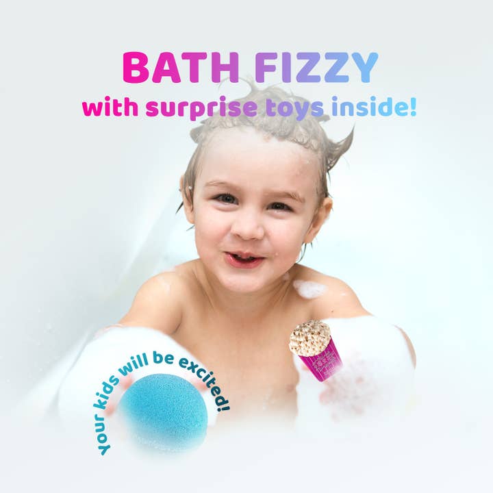 Relaxcation – wholesale Bath bomb/fizz – 6 Bath Bombs For Kids With Fast Food Toys Inside Each Bomb Perfect Gift Set 5 oz Large Bath Fizzies W/ Fun Bubble Effect For Boys and Girls