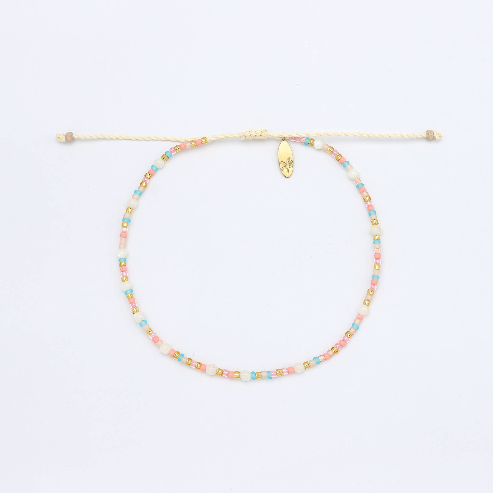 Pineapple Island - Wholesale Anklet - Golden Hour Colourful Beaded Anklet13