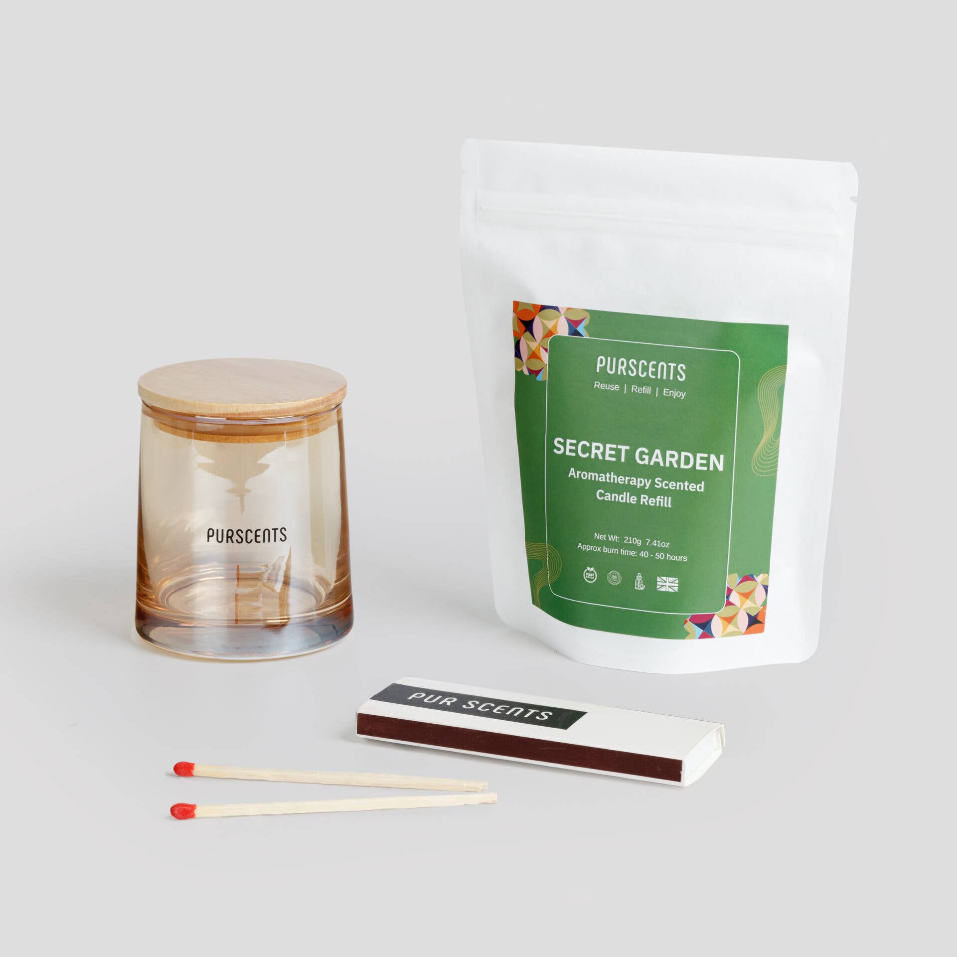 Purscents Ltd – wholesale Jar/filled candle – Purscents Glass Vessel3