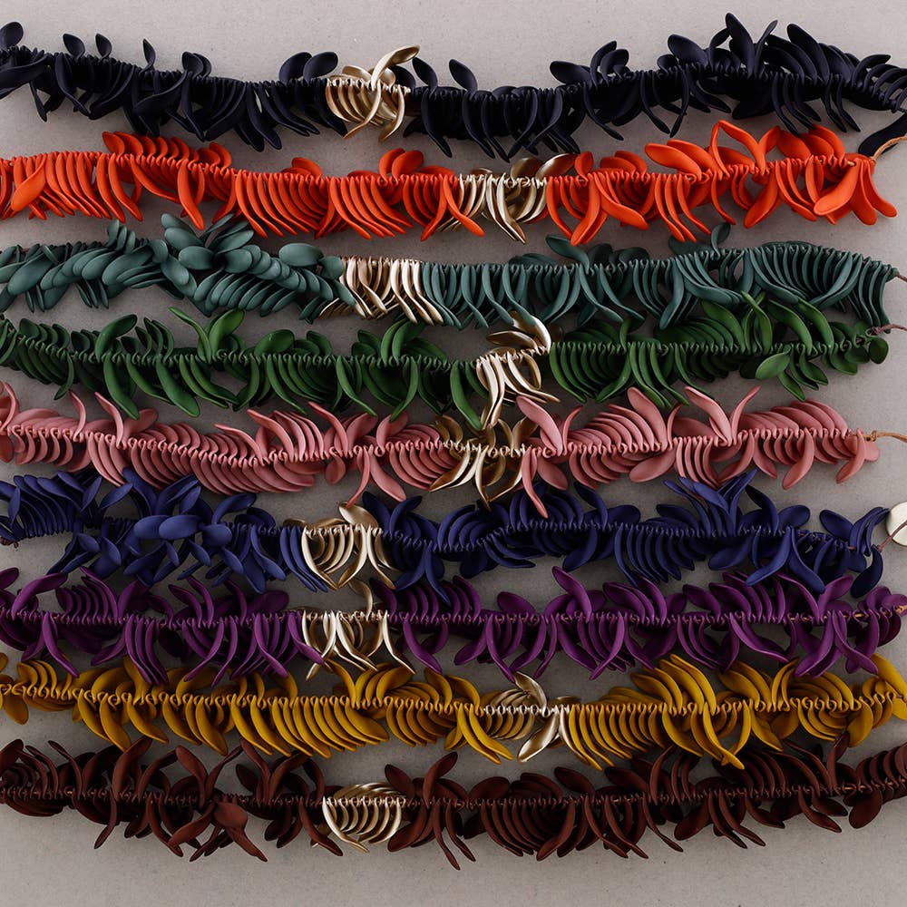 Sonata - Wholesale Choker/Collar - Petalos Resin Necklace6