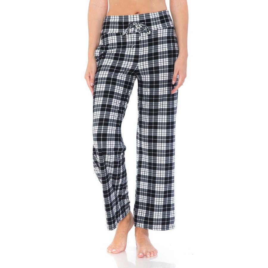 MULTI Buttery Soft Print Pajama Pants with Drawstring for wholesale on Faire1