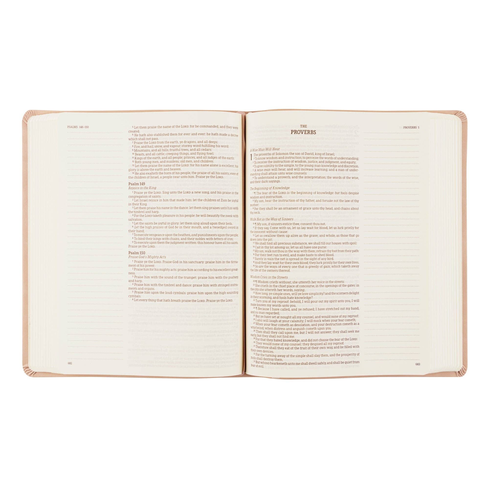Hosanna Revival – wholesale Religion book – KJV Large Print Notetaking Bible: Shiloh Theme4