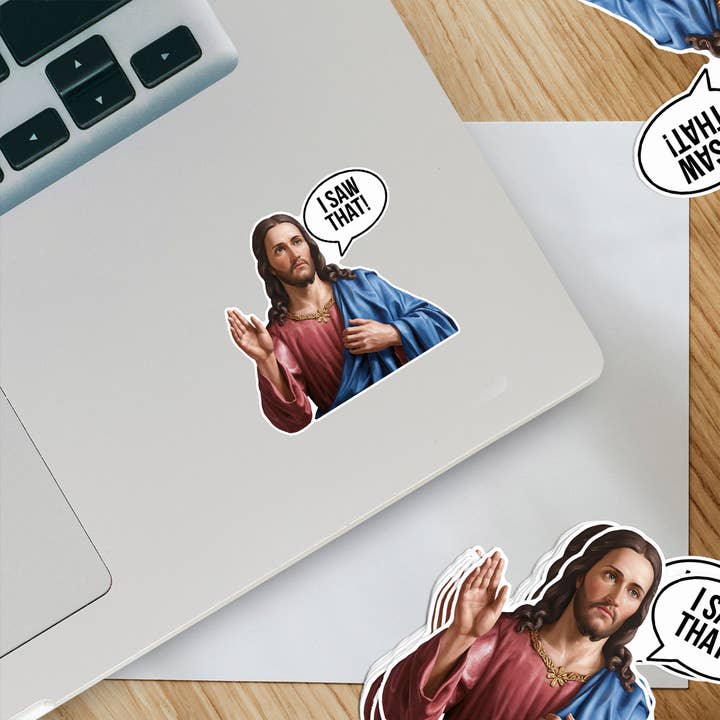 Ozark Sticker Company - Wholesale Sticker - Jesus Saw That Sticker3
