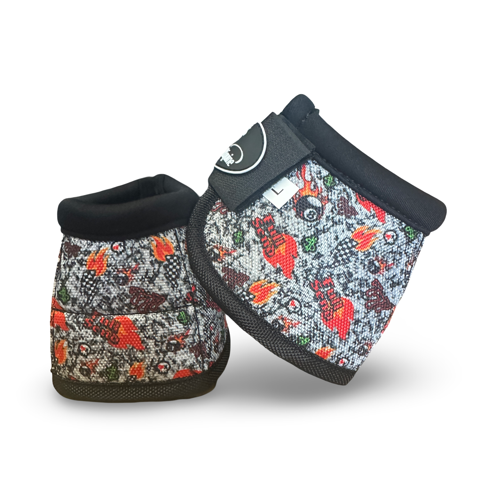 Schulz Equine – wholesale Ridutrustning – Schulz Equine bell boots med livfulla mönster38