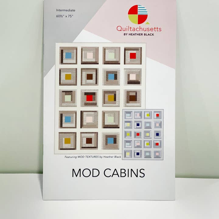 Quiltachusetts - Wholesale Surface Pattern Design - Mod Cabins Quilt Pattern
