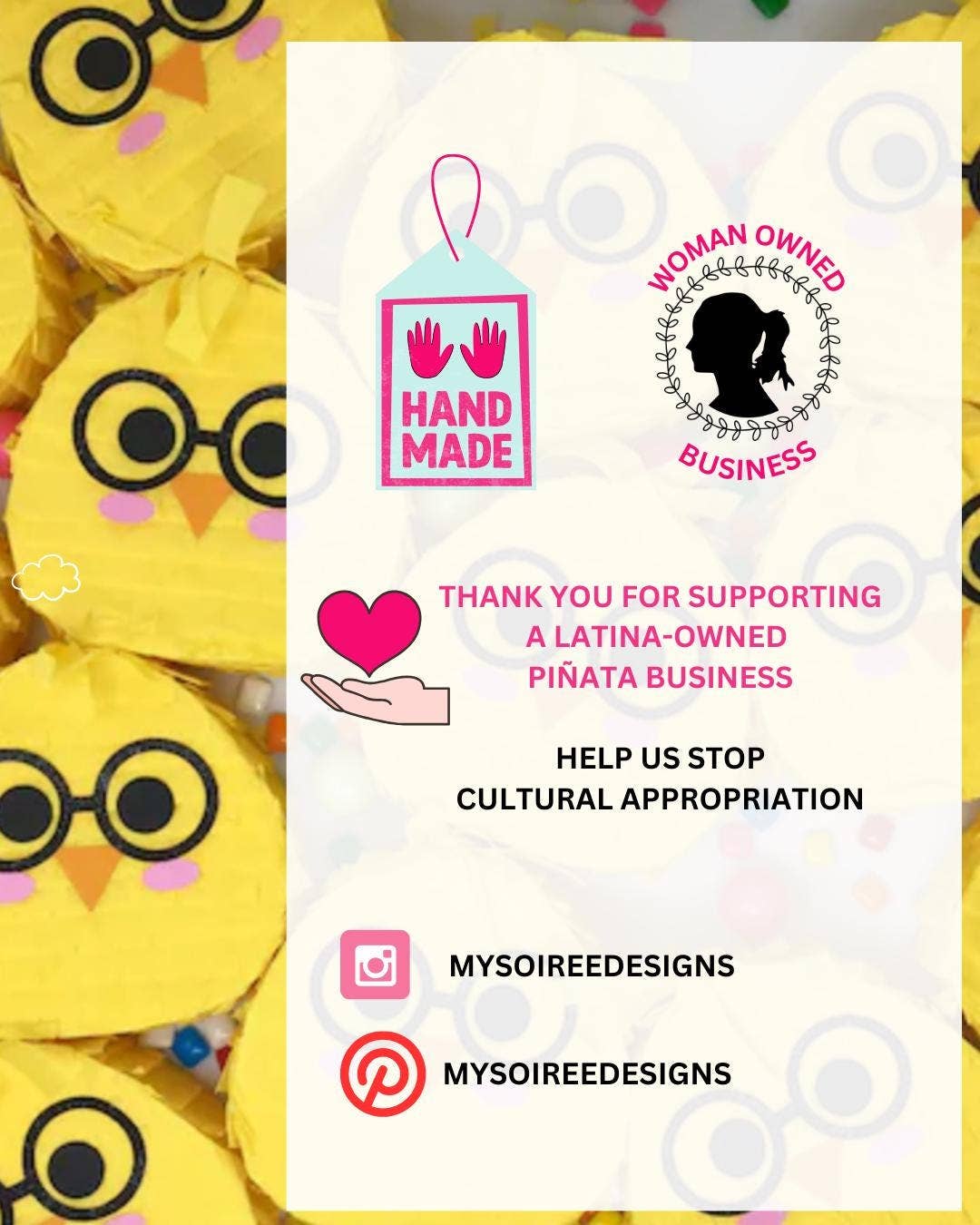 My Soiree Designs - Venta al por mayor Regalo para invitados - Mini piñatas de Golden Girls para la decoración del Día de Galentine.6