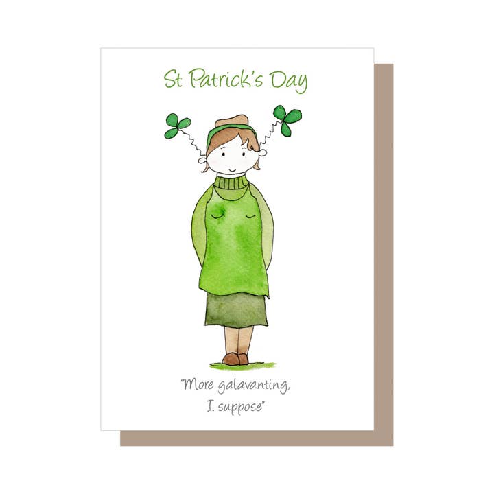 St. Patrick's Day - Mere galavanting formoder jeg for engroshandel hos Irish Greeting Cards by Catherine Dunne
