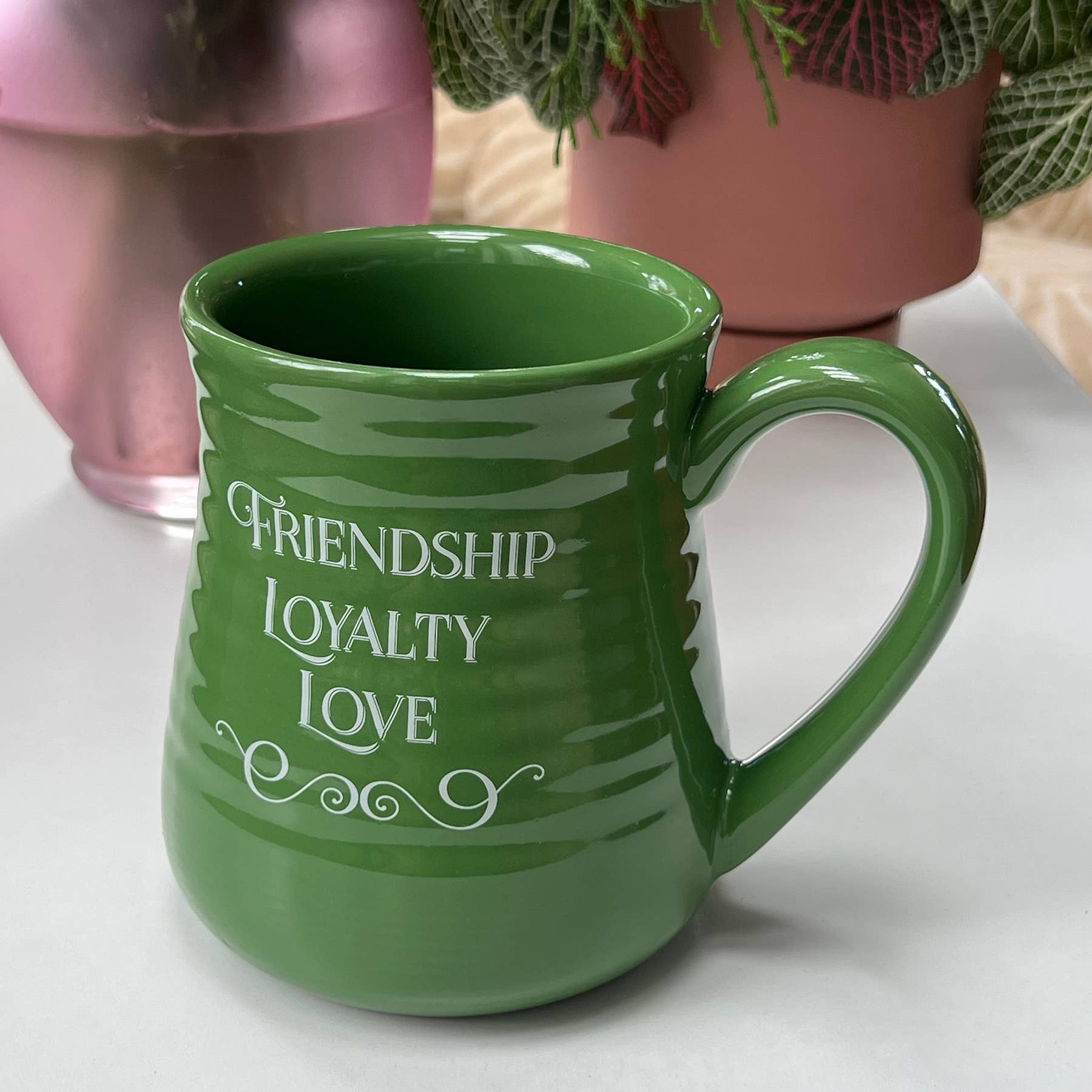 Abbey + CA Gift - Wholesale Coffee Mug - Claddagh Pottery Mug1