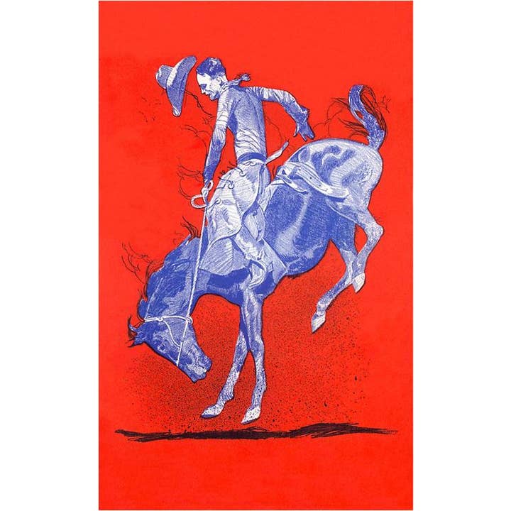 Autocollant CB-110 Bronco Buster pour la vente par Found Image Press