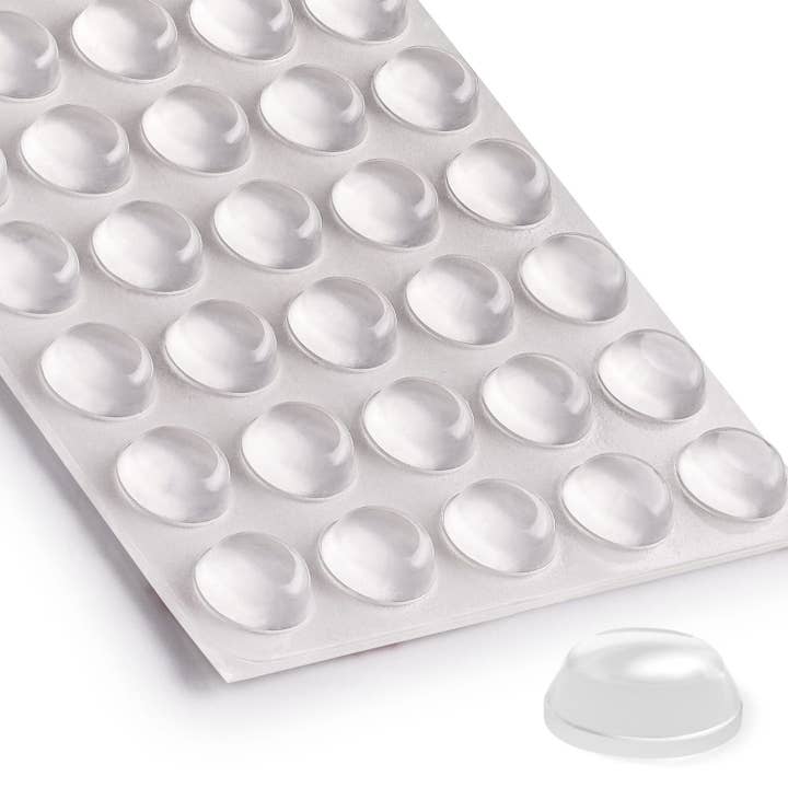 Zulay Kitchen - Wholesale Craft Supplies - Clear Cabinet Bumpers – Adhesive Pads, 50 Pack