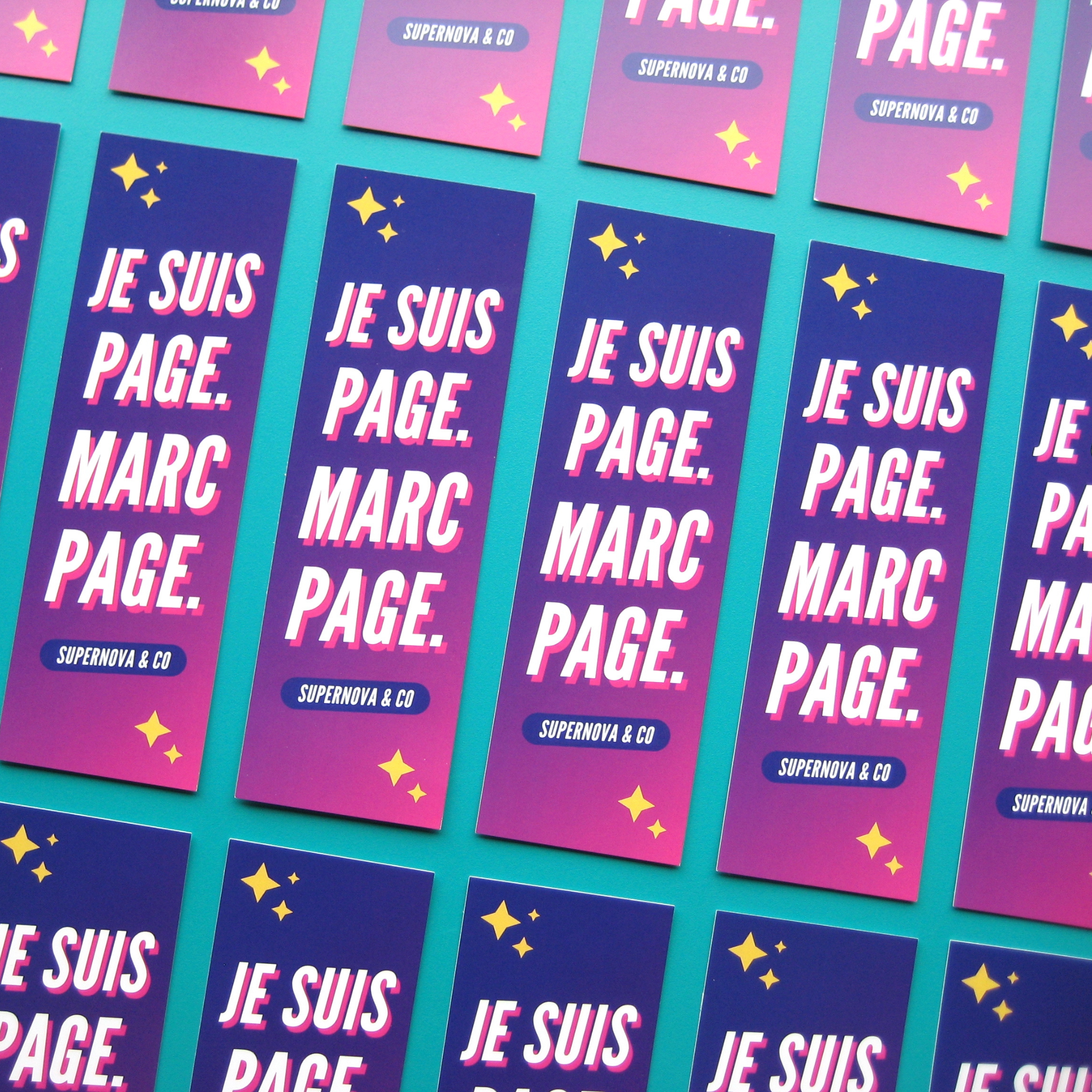 SUPERNOVA & CO - Venta al por mayor Marcapáginas - Marc Page 😎 - Marcador de libros humorístico3