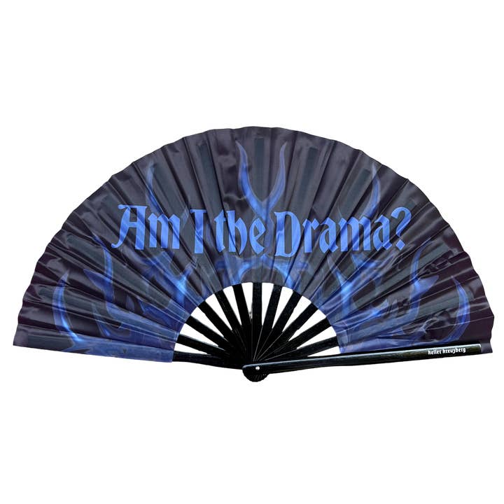 KK Fan "Er jeg dramaet?" Blå for engroshandel hos Keller Kreuzberg GmbH