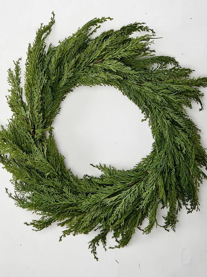24" Cedar Wreath for wholesale by WORTH IMPORTS