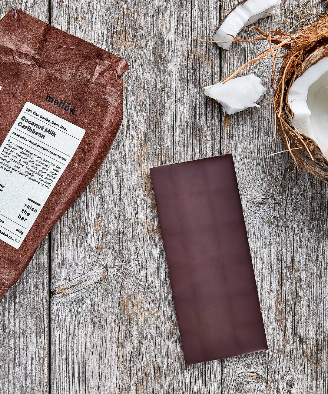 Mellow Chocolate - Venta al por mayor Chocolate - Chocolate vegano suave y rico con leche de coco1